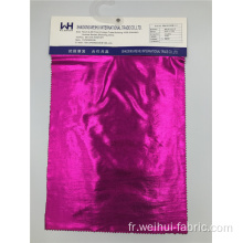Tissu tricoté de qualité fiable T / SP bronzant des tissus violets